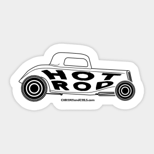 Hotrod - Retro Design Sticker